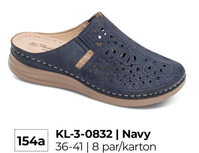 Klapki damskie Roz 36-41 / 8 par 1